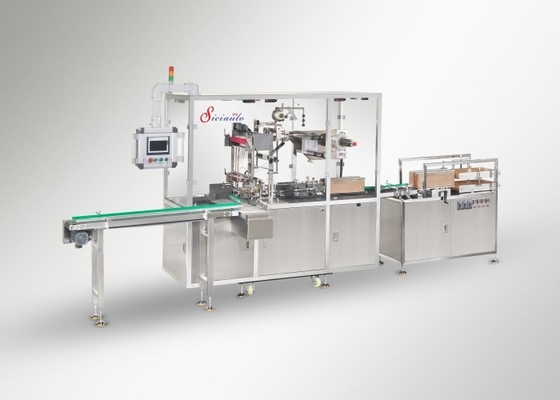 Medicine Bundle Automatic Overwrapping Machine 220v Cellophane Shrink Wrap