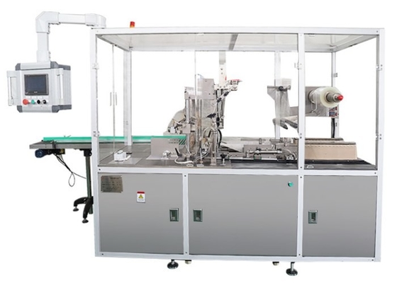 20-55 Pcs/Min Automatic Cellophane Wrapping Machine Cigarette Overwrap Packaging