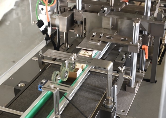80-130pcs/min High Speed Toothpaste Automatic Overwrapping Machine with CAM Feeding Film