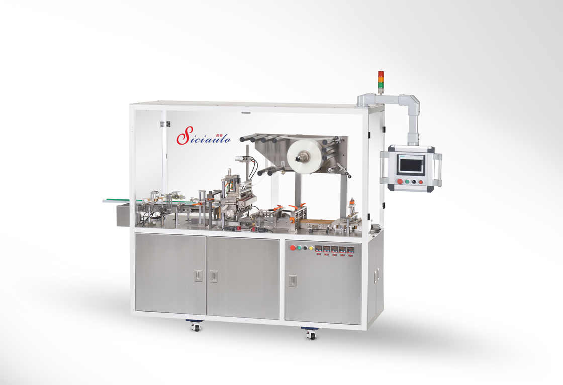 Condom Cellophane Automatic Overwrapping Machine Tear Tape Equipment